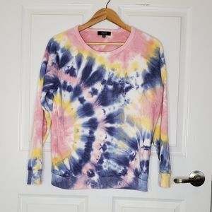 Tie Dye Comfy Sweater medium Modern Canvas